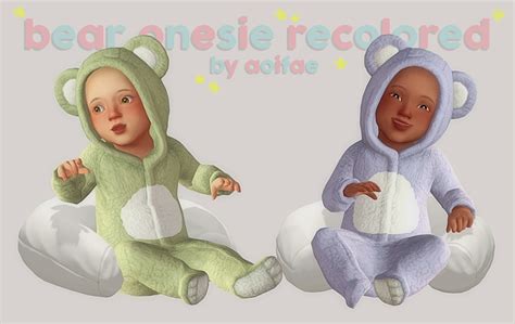 sims 4 infant bear onesie.